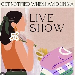 Like this post to be notified when I’m going LIVE!